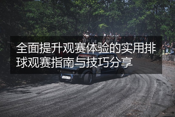 全面提升观赛体验的实用排球观赛指南与技巧分享